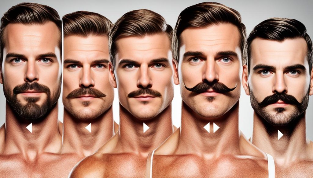 mustache styles for face shape